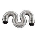 Maxbell Gas Water Heater Exhaust Pipe Strong Aluminum 2M Vent Pipe Extension Duct 70mm