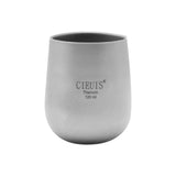 Maxbell Camping Water Mug Double Wall Titanium Cup for Outdoor Backpacking Travel 120ML