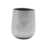 Maxbell Camping Water Mug Double Wall Titanium Cup for Outdoor Backpacking Travel 240ML