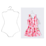 Maxbell Bikini Swimsuit Hanger Dress for Kids Store Accessories Bedroom Argent