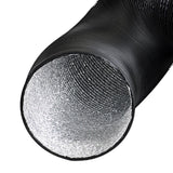 Maxbell Flexible Aluminum Ducting Air Duct Heavy Duty for Dryer Rooms Heating 180mm