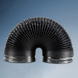 Maxbell Flexible Aluminum Ducting Air Duct Heavy Duty for Dryer Rooms Heating 180mm