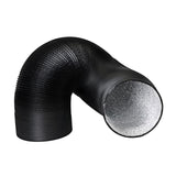Maxbell Flexible Aluminum Ducting Air Duct Heavy Duty for Dryer Rooms Heating 180mm