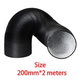 Maxbell Flexible Aluminum Ducting Air Duct Heavy Duty for Dryer Rooms Heating 200mm