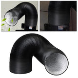 Maxbell Flexible Aluminum Ducting Air Duct Heavy Duty for Dryer Rooms Heating 200mm