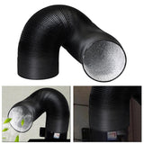 Maxbell Flexible Aluminum Ducting Air Duct Heavy Duty for Dryer Rooms Heating 200mm