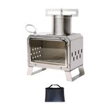 Maxbell Portable Camping Stove Wood Stove Stove for Outdoor Garden Backyard