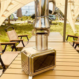 Maxbell Portable Camping Stove Wood Stove Stove for Outdoor Garden Backyard