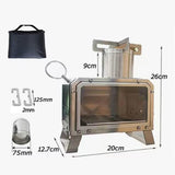 Maxbell Portable Camping Stove Wood Stove Stove for Outdoor Garden Backyard
