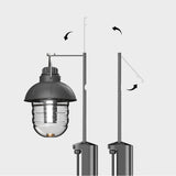 Maxbell Light Tripod Stand Equipment Universal Lightweight for Lantern Outdoor Light