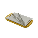 Maxbell BBQ Grill Pan Serving Tongs Portable Simple Design Barbecue for Restaurant