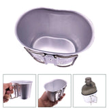 Maxbell Camping Cookware Cup Lunchbox Foldable Handle Beer Mug for School Travel