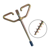 Maxbell Steel Ice Fishing Tent Pegs Camping Shanty Anchor Hiking Outdoor Tent Stake