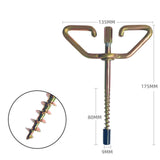 Maxbell Steel Ice Fishing Tent Pegs Camping Shanty Anchor Hiking Outdoor Tent Stake