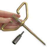 Maxbell Steel Ice Fishing Tent Pegs Camping Shanty Anchor Hiking Outdoor Tent Stake