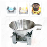 Maxbell Portable Camping Folding stoves Outdoor Tea Coffee Bowl for Barbecue Hiking B