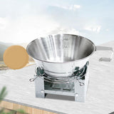 Maxbell Portable Camping Folding stoves Outdoor Tea Coffee Bowl for Barbecue Hiking B
