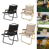 Maxbell Folding Camping Chair Collapsible Load Bearing for Travel Barbecues Black Medium