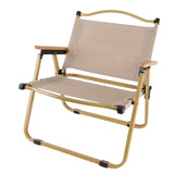 Maxbell Folding Camping Chair Collapsible Load Bearing for Travel Barbecues Khaki Medium