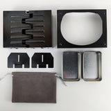 Maxbell Mini Alcohol Camping Stoves Folding Grill Burning Stoves for Fishing BBQ E