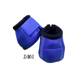 Maxbell Pair Horses Bell Boots Professional Durable Comfortable Overreach Bell Wrap S 24.5x37x12.5cm