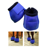 Maxbell Pair Horses Bell Boots Professional Durable Comfortable Overreach Bell Wrap M 26x39x12.5cm
