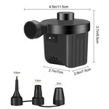 Maxbell Electric Air Pump Quickly Fill for Pool Floats Toy Household Outdoor Camping