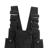 Maxbell Chest Bag Lightweight Small Purse for Shopping Outdoor Sports Traveling Black