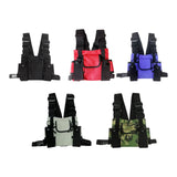 Maxbell Chest Bag Lightweight Small Purse for Shopping Outdoor Sports Traveling Black