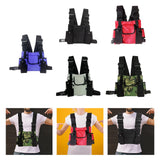 Maxbell Chest Bag Lightweight Small Purse for Shopping Outdoor Sports Traveling Black