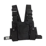 Maxbell Chest Bag Lightweight Small Purse for Shopping Outdoor Sports Traveling Black