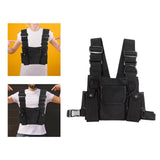 Maxbell Chest Bag Lightweight Small Purse for Shopping Outdoor Sports Traveling Black
