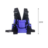 Maxbell Chest Bag Lightweight Small Purse for Shopping Outdoor Sports Traveling Violet