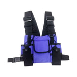 Maxbell Chest Bag Lightweight Small Purse for Shopping Outdoor Sports Traveling Violet