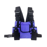 Maxbell Chest Bag Lightweight Small Purse for Shopping Outdoor Sports Traveling Violet
