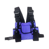 Maxbell Chest Bag Lightweight Small Purse for Shopping Outdoor Sports Traveling Violet