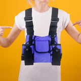 Maxbell Chest Bag Lightweight Small Purse for Shopping Outdoor Sports Traveling Violet