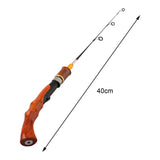 Maxbell Ice Fishing Rods Easy to Travel Saltwater Fishing Boat Fishing Length 40cm