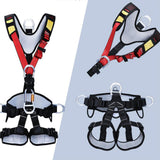 Maxbell Climbing Harness Full Body Waist Belt Adjustable for Outdoor Mountaineering