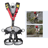 Maxbell Climbing Harness Full Body Waist Belt Adjustable for Outdoor Mountaineering