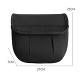 Maxbell Portable Fishing Reel Cover Fishing Reel Protective Cover Tote Tackle Bag L