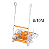 Maxbell Fire Escape Ladder Soft Rope Kids Adults for Work Residential Building 5m