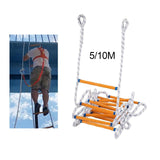 Maxbell Fire Escape Ladder Soft Rope Kids Adults for Work Residential Building 5m
