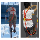Maxbell Fire Escape Ladder Soft Rope Kids Adults for Work Residential Building 5m