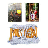 Maxbell Fire Escape Ladder Soft Rope Kids Adults for Work Residential Building 5m