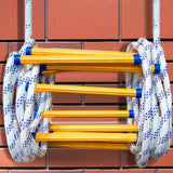 Maxbell Fire Escape Ladder Soft Rope Kids Adults for Work Residential Building 10m