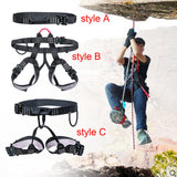 Maxbell Waist Safety Harness Belaying Descender Professional for Tree Women Men style A