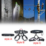 Maxbell Waist Safety Harness Belaying Descender Professional for Tree Women Men style A