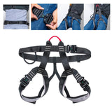 Maxbell Waist Safety Harness Belaying Descender Professional for Tree Women Men style B