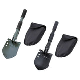 Maxbell Multifunction Folding Camping Spade Equipment with Storage Bag Hiking Black